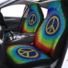 Chh0004 Tie Dye Hippie Car Seat Covers