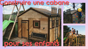 construire une cabane pour ses enfants