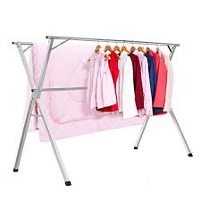 That's when she revealed how this foldable metal drying rack helps her achieve all three. Hynawin Stainless Steel Laundry Drying Rack Heavy Duty Collapsible Folding Clothes Drying Rack Walmart Com Walmart Com
