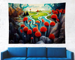 Cool Tapestry Trippy Wall Hanging