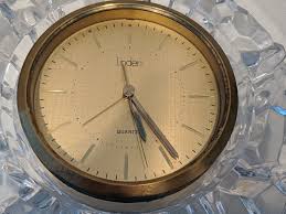 Vintage Linden Crystal Mantle Clock