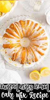 duncan hines lemon cake mix recipe
