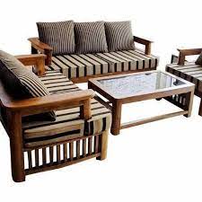 5 seater teak wood sofa set at rs 32000