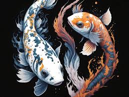 koi fish graphic by 1xmerch creative