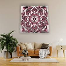 3d Mandala Wooden Wall Art At