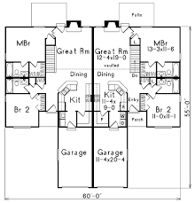 Multi Family Plan 87352 Traditional