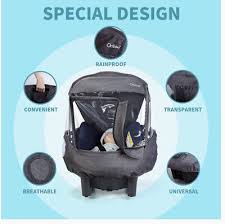 Orzbow Infant Car Seat Weather Shield