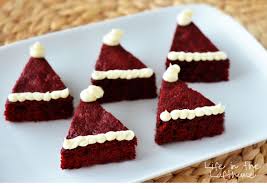 50 awesome decoration ideas that brings the joy of christmas to your home. Red Velvet Santa Hat Brownies