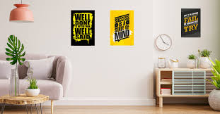 Office Space With Creative Posters
