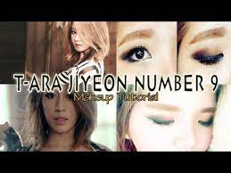 t ara jiyeon number 9 inspired makeup