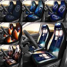 Doctor Who 2pcs Car Seat Covers Suv Non