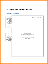 Samples Ofrch Papers Apa Format Symbiosisartscience Org Paper Sample