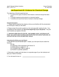 Lab Experiment 1 Evidence For