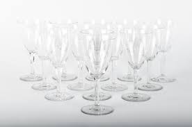 Baccarat White Wine Glasses Top