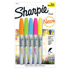 Sharpie Fine Tip Markers Neon Colors