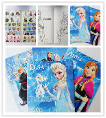 This bumper activity book is filled with festive scenes to colour and decorate with stickers. Free Shipping New 5 Pcs Frozen Kids Sticker Coloring Book Children Drawing Sketch Painting Graffiti Size 27 20cm Graffiti Color Books Investinggraffiti Black Book Aliexpress