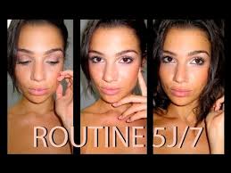 make up routine maquillage 5j 7 glowy
