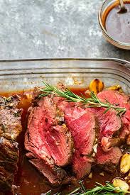 Line a rimmed baking sheet with aluminum foil and fit a wire rack inside. Rosemary Garlic Butter Beef Tenderloin With Red Wine Sauce