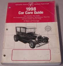 1998 Chek Chart Car Care Guide