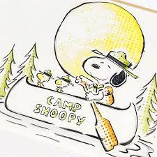 Art Print Camp Snoopy Peanuts Poster