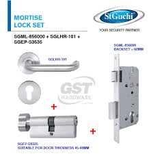 Ss Lever Handle Wooden Door Lock Set