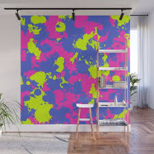 Paint Splatter Wall Mural