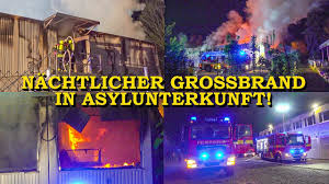 FLAMMENINFERNO ZERSTÖRT ASYLUNTERKUNFT +++ 16 WOHNCONTAINER IN VOLLBRAND |  FEUERWEHR | OFFENBURG - YouTube