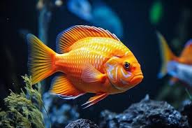 generative ai orange parrot fish