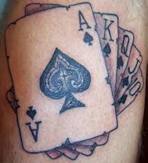 ace of spades tattoos designs ideas