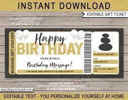 birthday mage gift voucher template