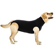 Suitical Recovery Suit Dog Small Plus Black