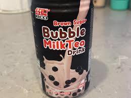 bubble milk tea drink brown sugar