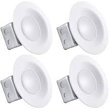 Luxrite 5 6 Inch Led Recessed Light With Junction Box 15w 5000k Bright White Dimmable Airtight