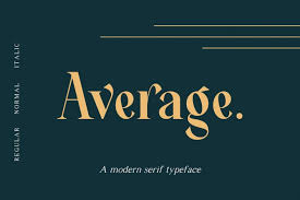 Average Serif Font Dafont Free