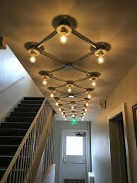 Flush Mount Grid Light Ceiling Design