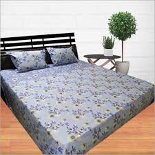 super king size cotton double bed sheet
