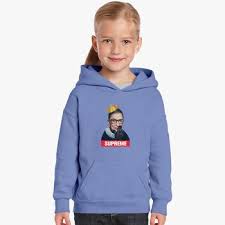 Shop supreme kids hoodies & sweatshirts from cafepress. Ruth Bader Notorious Supreme Kids Hoodie Kidozi Com