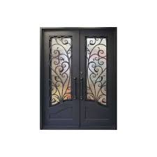 Wrought Iron Exterior Door 96 Size 72 X 96