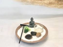 Mini Zen Rock Garden With Buddha Office