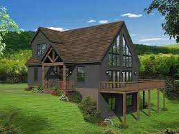 Plan 51697 Traditional Hillside Home