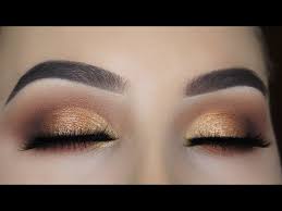 copper bronze eye makeup tutorial you