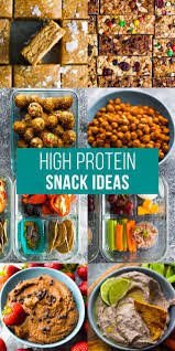 high protein snacks sweet peas and