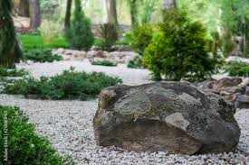 An Artificial Rock Garden A Large And