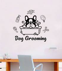 Dog Grooming Quote Wall Decal Sticker