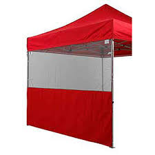 Food Vendor Tent Sidewall Flame