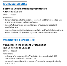 In case of a college student resume, you can look to relevant courses or volunteering experiences. Student Resume Examples Guide For 2021