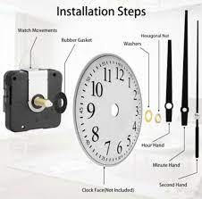 Diy Wall Clock Parts Quartz Wall Clock