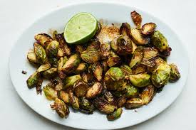 air fryer brussels sprouts with garlic