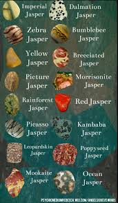 Different Types Of Jasper Crystals Minerals Healing