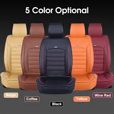Pu Leather Front Car Seat Cushion Cover
